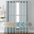 Linen Window Treatments Teal Semi Sheer Curtains